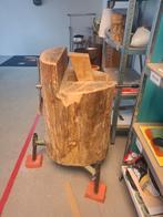 Boomstam werkbank, Ophalen