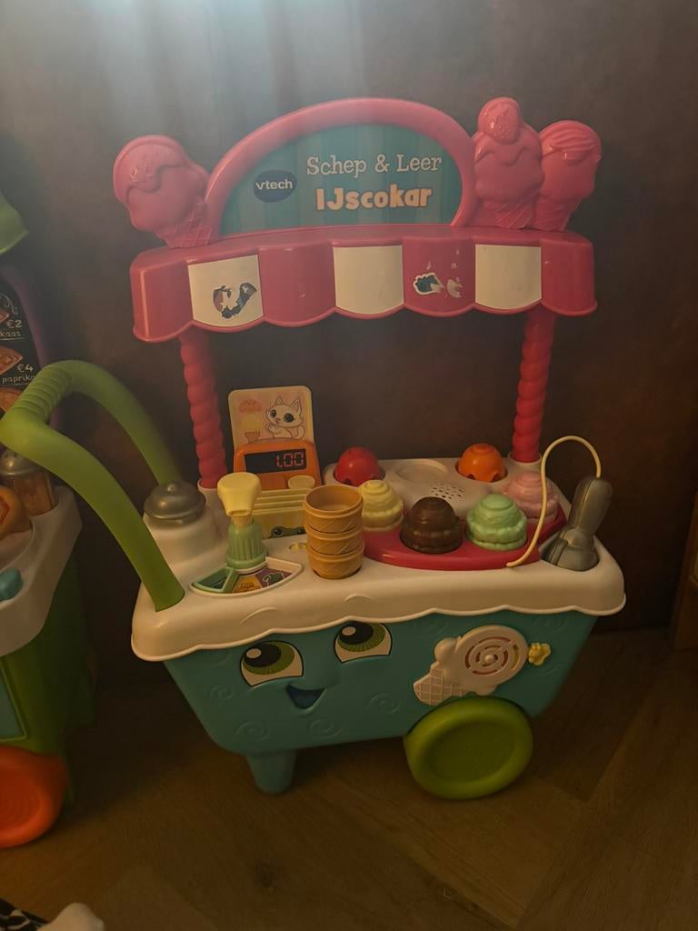 Vtech ijscowagen, Ophalen of Verzenden, Zo goed als nieuw, 6 maanden tot 2 jaar