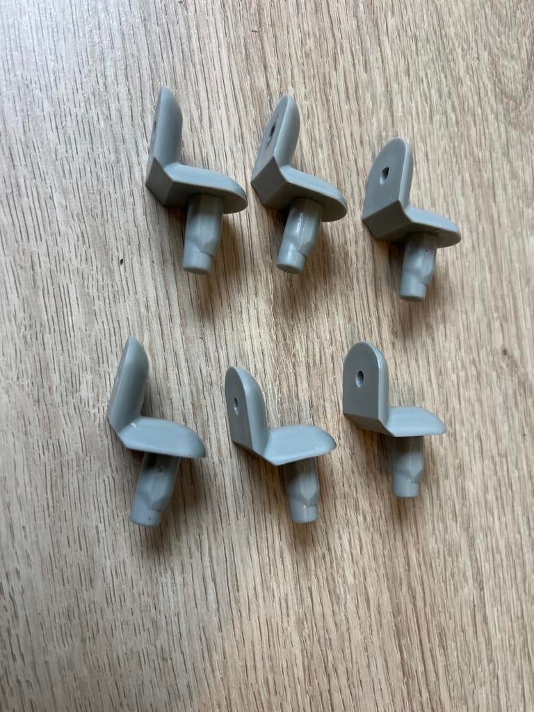 Flexa bevestiging lattenbodem 6 stuks, Overige materialen, Gebruikt, Eenpersoons, Ophalen of Verzenden