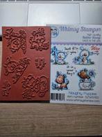 nieuwe stempel Whimsy Stamps Wee naughty puppies, Ophalen of Verzenden, Nieuw, EZ-mounted stempel
