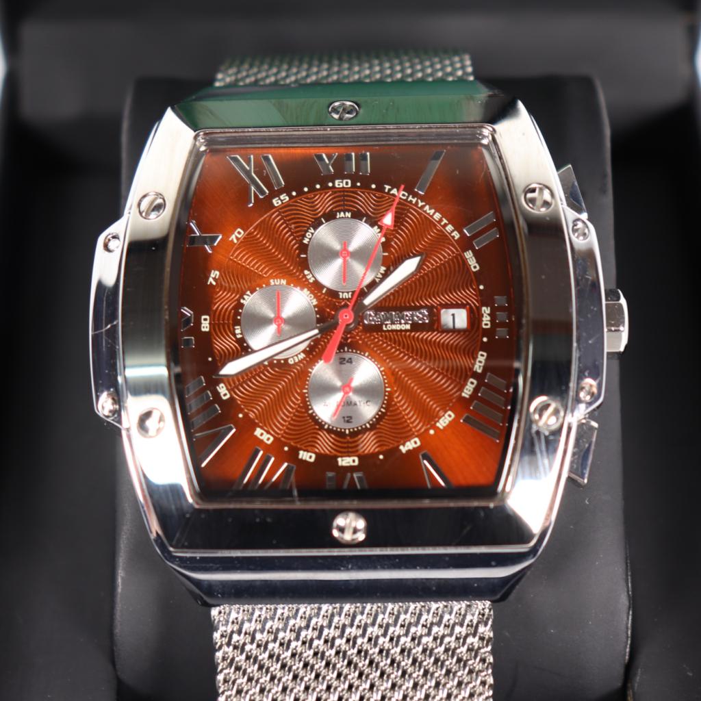 Gamages London eminence Steel Horloge (52mm) - A Grade, Gamages of London, Gebruikt, Info@gamages.london, 164-182 Oxford Street, Westminster