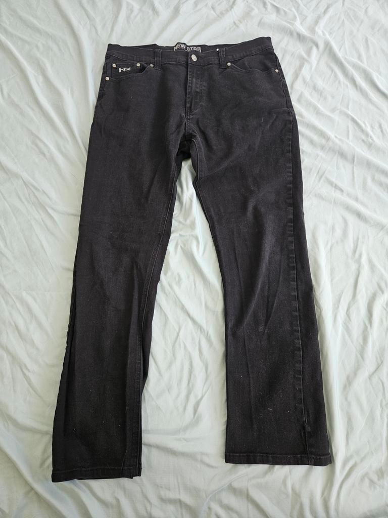 Nieuwe New Star Jeans Heren - Maat XL, W36 - W38 (confectie 52/54), Verzenden, Zwart, Nieuw