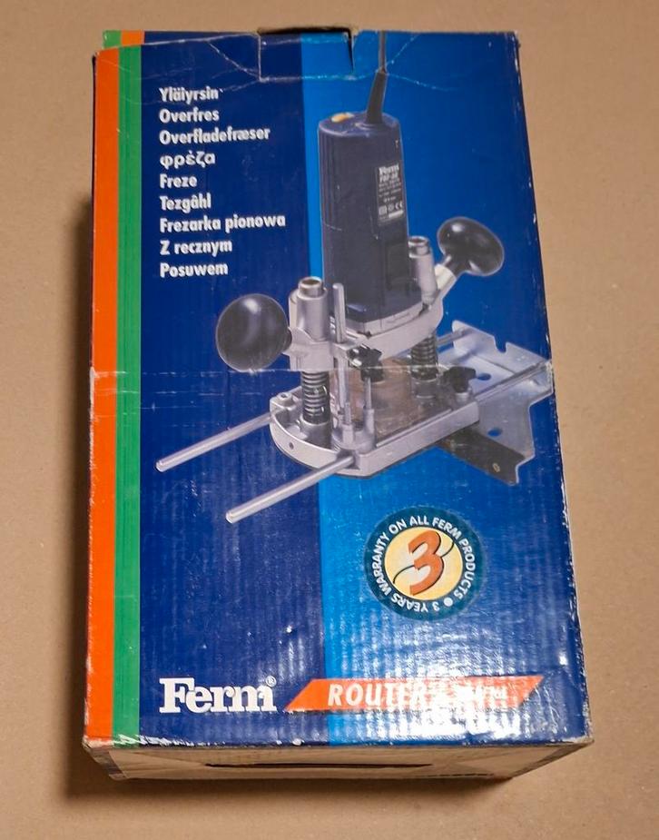 Ferm bovenfrees, Doe-het-zelf en Verbouw, Gereedschap | Freesmachines, Gebruikt, Elektrisch, Bovenfrees, Ophalen of Verzenden