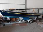 Voorjaarskoopje! Open zeilboot met trailer en evt. bb motor, Ophalen, Gebruikt, Overige typen, 3 tot 6 meter