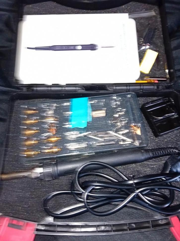 Complete Houtbewerkingsset - Pyrografie Pen Kit, Hobby en Vrije tijd, Knutselen, Nieuw, Gereedschap of Toebehoren, Ophalen