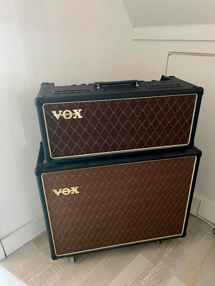 VOX AC30CCH top met V212BN cabinet, in perfecte staat!, Muziek en Instrumenten, Versterkers | Bas en Gitaar, Zo goed als nieuw