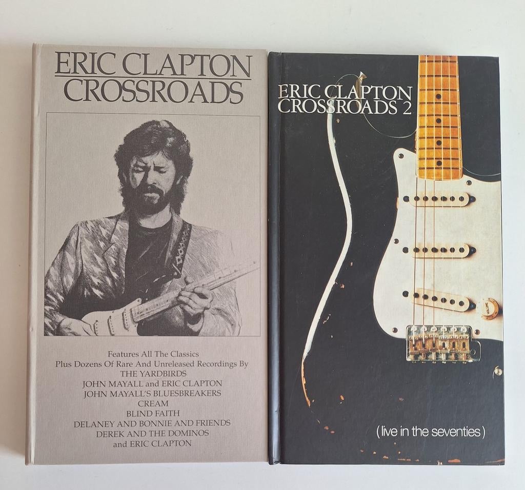 Eric clapton crossroads vol 1&2 2x 4 cd book set, Verzenden, Zo goed als nieuw