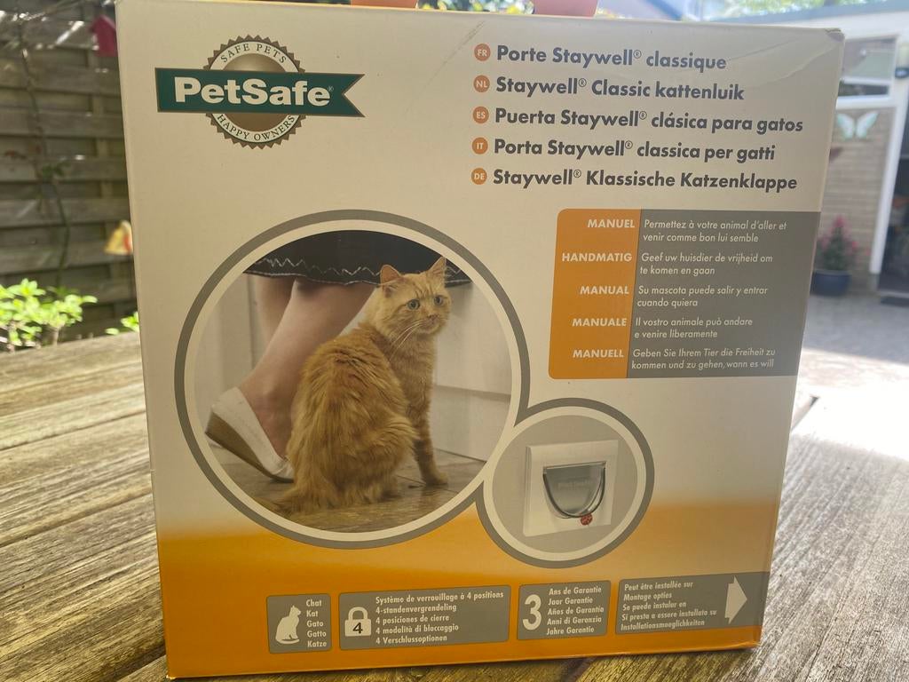 PetSafe kattenluik, Dieren en Toebehoren, Ophalen of Verzenden, Nieuw