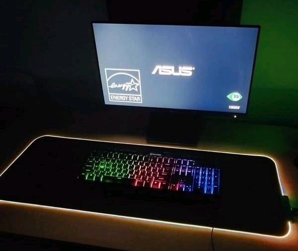 ASUS monitor 23,8" Full HD + toebehoren, Computers en Software, Monitoren, HDMI, IPS, Full HD, Zo goed als nieuw