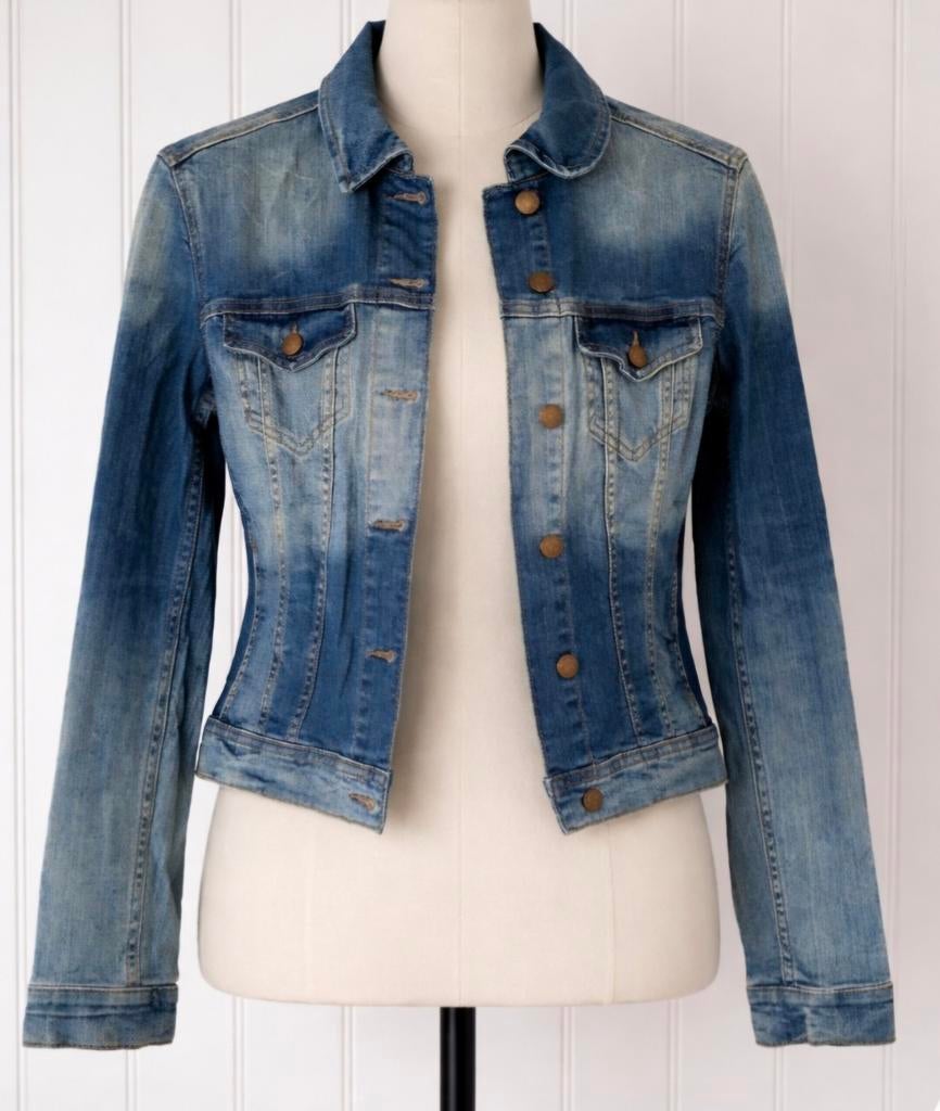 Spijkerjasje Zara maat M, Verzenden, Nieuw, Maat 36 (S), Blauw