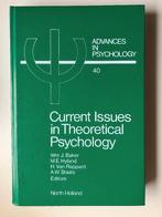 Current issues in theoretical psychology(vol.40), Sociale psychologie, Ophalen of Verzenden, Zo goed als nieuw, W.J. Baker, M.E. Hyland, H. van Rappard, A.W. Staats
