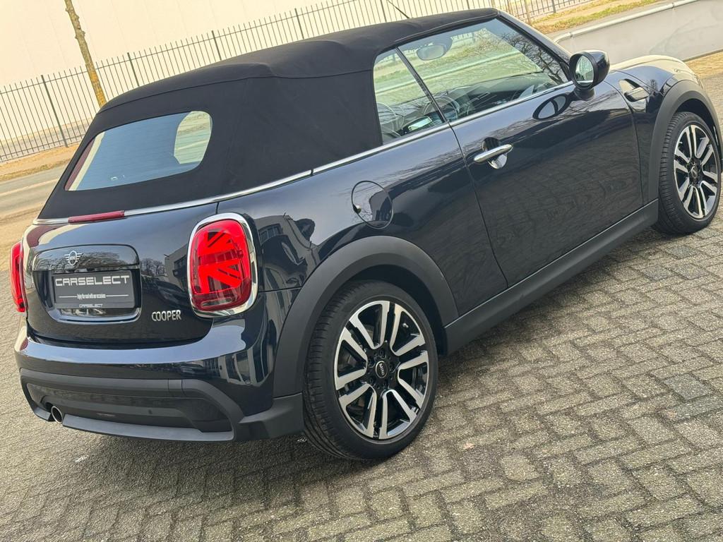 MINI Cooper 1.5 Cabriolet, Yours, NAVIGATIE, Camera, Climaat, Auto's, Mini, 136 pk, Gebruikt, Zwart, 4 stoelen