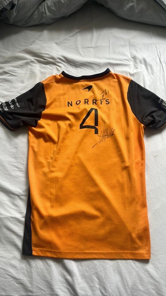 Te koop gesigneerd F1 Maclaren shirt door Lando Norris, Ophalen of Verzenden, Shirt