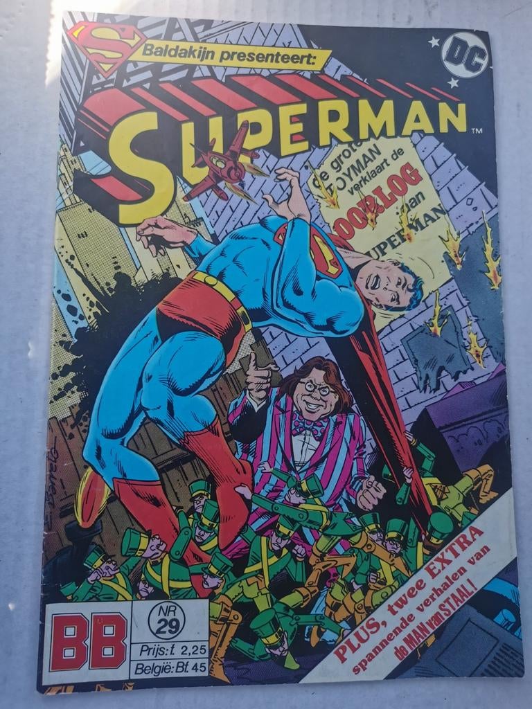 Superman nr. 29 - Baldakijn presenteert: De Grote Oorlog, Eén stripboek, Verzenden, Gelezen, Diverse auteurs (DC Comics)