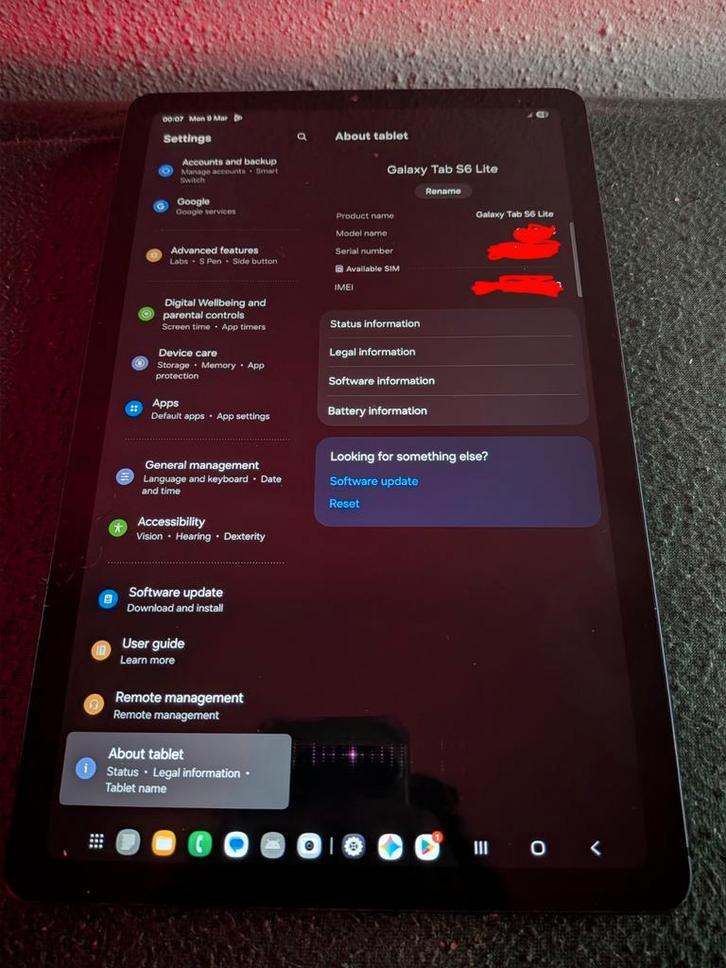 Samsung Galaxy Tab S6 Lite MOET WEG!, Computers en Software, Android Tablets, Gebruikt, 10 inch, 64 GB, Ophalen of Verzenden