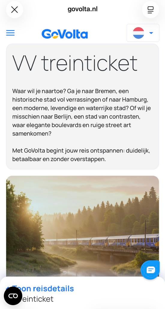 Treinticket retour naar Duitsland, Tickets en Kaartjes, Eén persoon, Vliegtuig, Met bestemming of datum