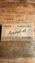 Houten kistje borstplaat vintage, Ophalen of Verzenden