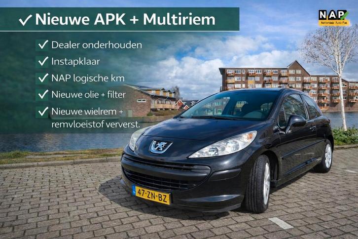 Peugeot 207 1.4 | NIEUWE APK + Multiriem |Zuinig&Betrouwbaar, Auto's, Peugeot, Particulier, ABS, Airbags, Airconditioning, Alarm