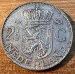 Zilveren rijksdaalder 1960, Koningin Juliana, Zilver, Ophalen of Verzenden, Losse munt