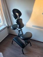 Zwarte massagestoel voor stoelmassage, Sport en Fitness, Massageproducten, Ophalen, Massagestoel of Kussen
