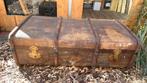 Ouderwetse houten koffer/kist, Ophalen, Minder dan 50 cm, Gebruikt, 100 tot 150 cm