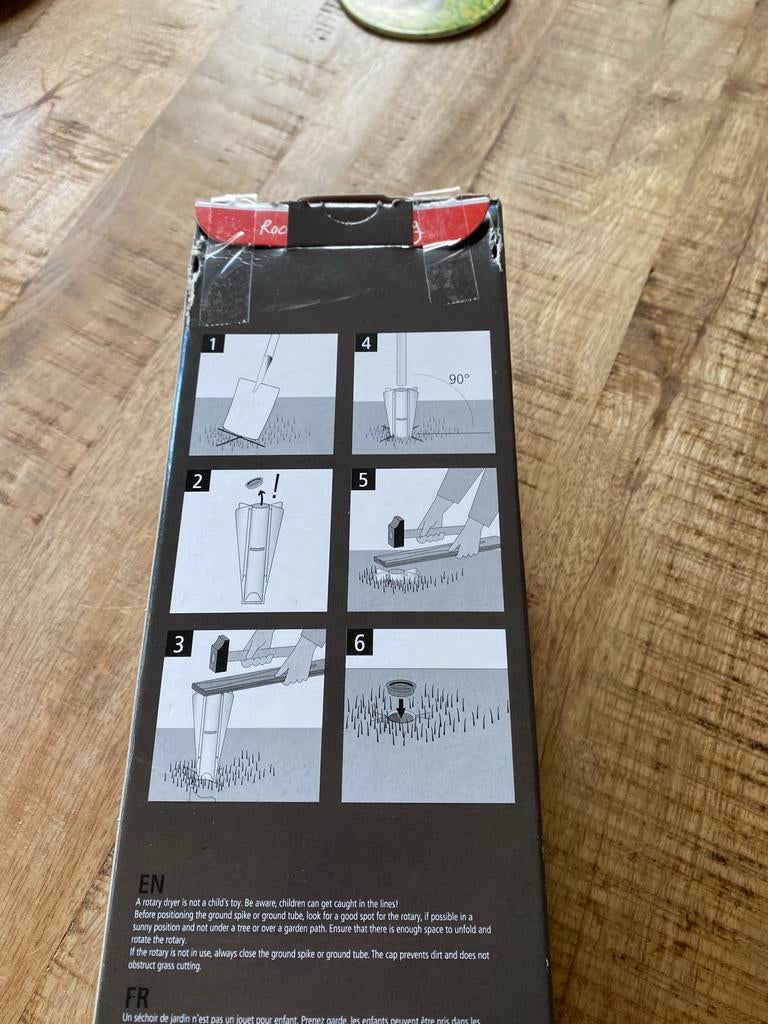 Brabantia Grondanker Droogmolen 45mm - Gloednieuw, Ophalen of Verzenden, Nieuw