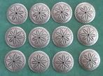 9943. Metalen concho’s. 12 stuks, diameter 38 mm., Ophalen of Verzenden, Nieuw, Overige typen