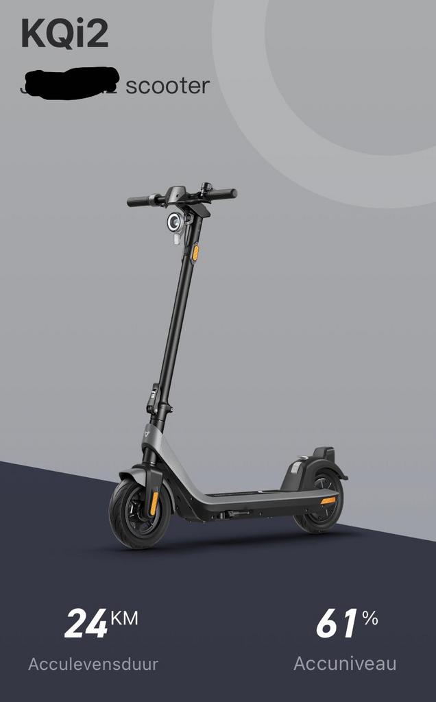 Elektrische step KQi2 – rijdt perfect – incl. oplader, Ophalen of Verzenden, Gebruikt, Elektrische step (E-scooter)