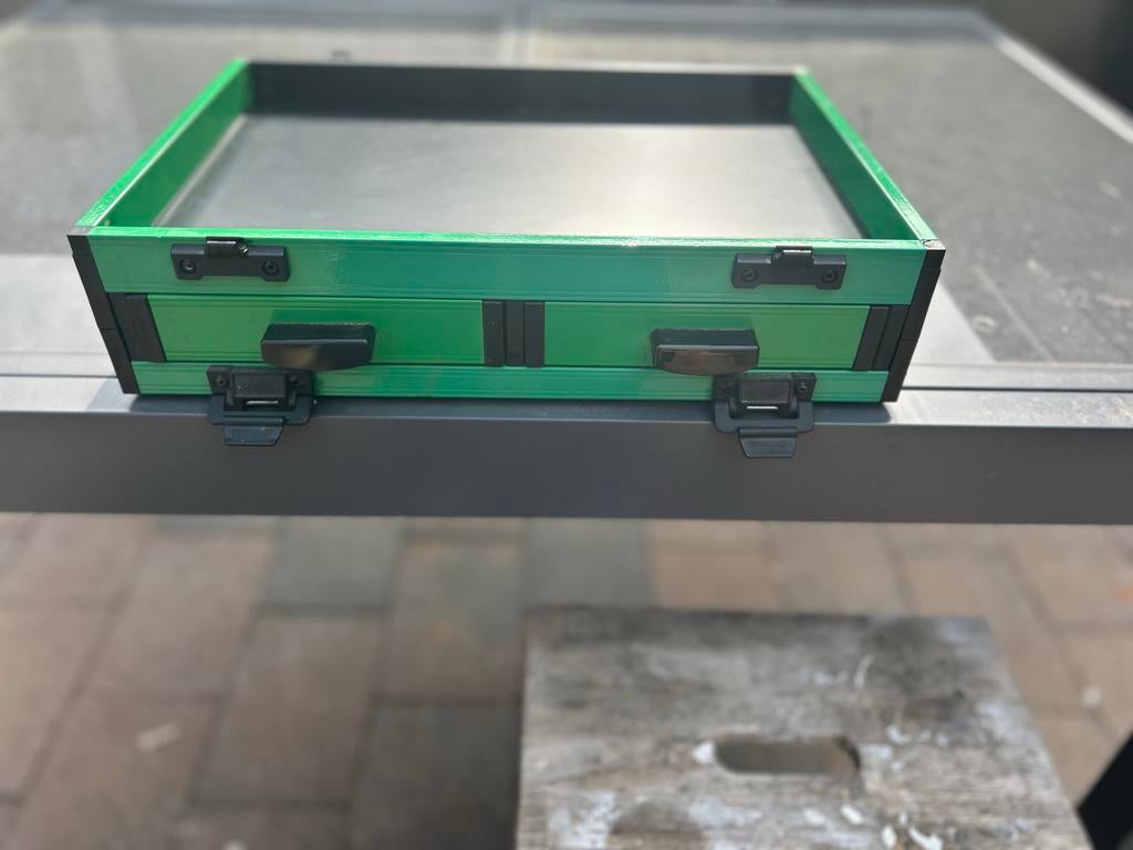 Ladenbox voor Sensas viskist - aluminium frontlades, Ophalen of Verzenden, Zo goed als nieuw, Overige typen