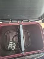 3 vakken prullenbak bordeauxrood, Ophalen, Kunststof, Nieuw, 40 liter of meer
