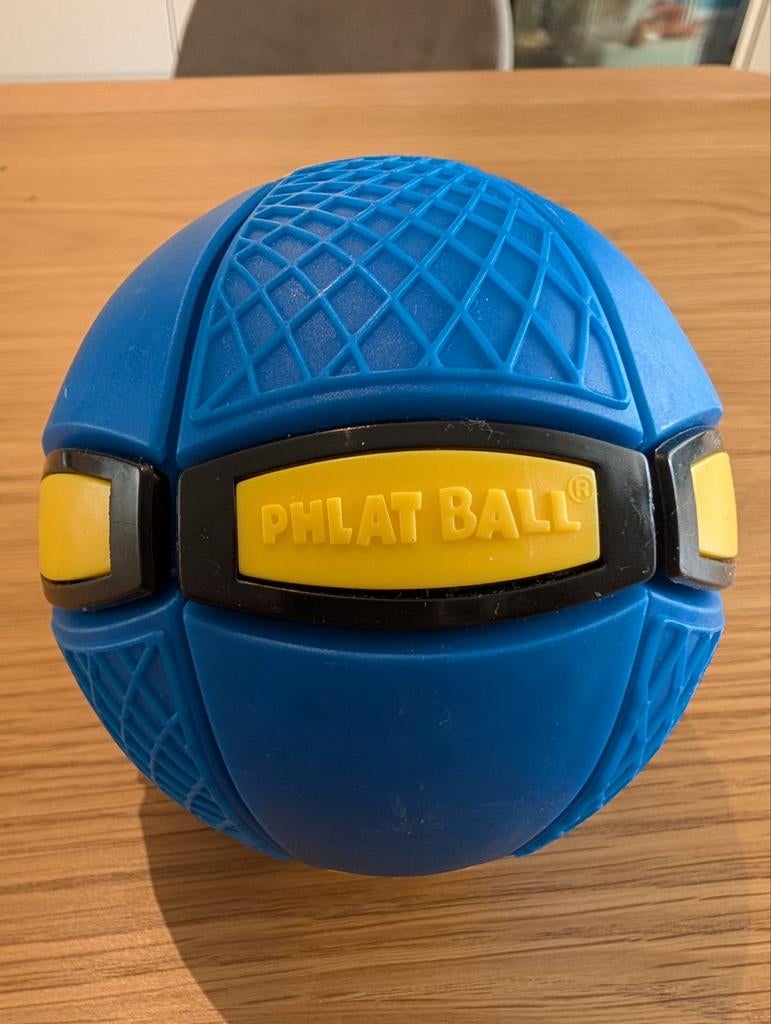 Blauwe Phlat Ball - Frisbee en Bal in één, Ophalen of Verzenden, Gebruikt, Jongen of Meisje