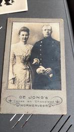 Originele oude foto op karton de jong chocola en cacao, Ophalen of Verzenden, Voor 1940, Zo goed als nieuw