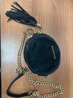 MANGANO Ronde Tas Zwart met Gouden Ketting - Luxe Eyecatcher, Ophalen of Verzenden, Nieuw, Zwart, Schoudertasje