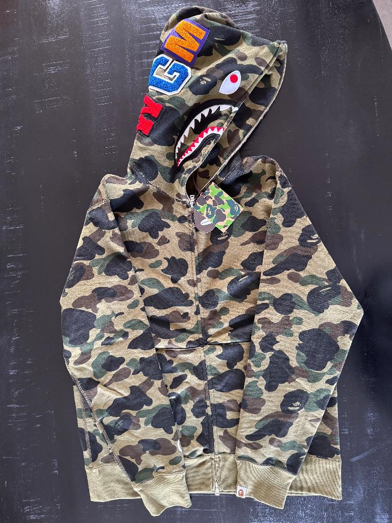Bathing Ape hoodie (nieuw), Ophalen of Verzenden, Bape, Groen, Maat 56/58 (XL)
