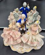 Vintage Dresden jaren 60 Porseleinen Beeldje, Verzamelen, Beelden en Beeldjes, Ophalen of Verzenden, Gebruikt, Mens