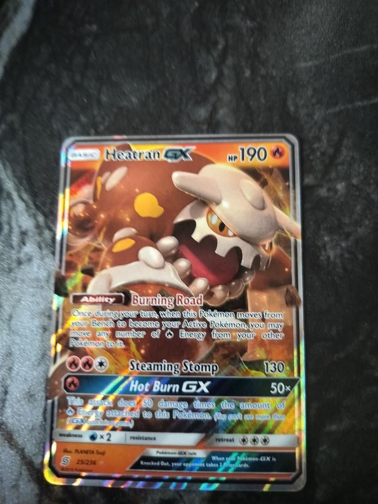 Heatran Pokemon kaart, Ophalen of Verzenden, Zo goed als nieuw