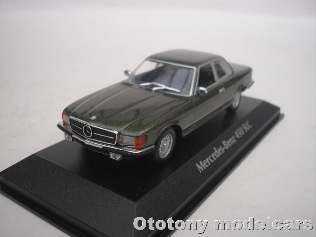 Mercedes Benz 450 SLC 1974 Groen Metallic 1/43 Maxichamps, Ophalen of Verzenden, Nieuw, Auto, MiniChamps