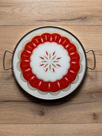 Vintage Taartplateau witglas, Overige typen, Ophalen of Verzenden, Overige stijlen, Glas