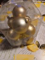 Gouden plastic kerstballen, Ophalen of Verzenden, Nieuw