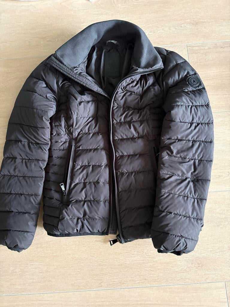 Airforce, zwarte gewatteerde jas, Kleding | Dames, Ophalen, Zo goed als nieuw, Maat 36 (S), Zwart