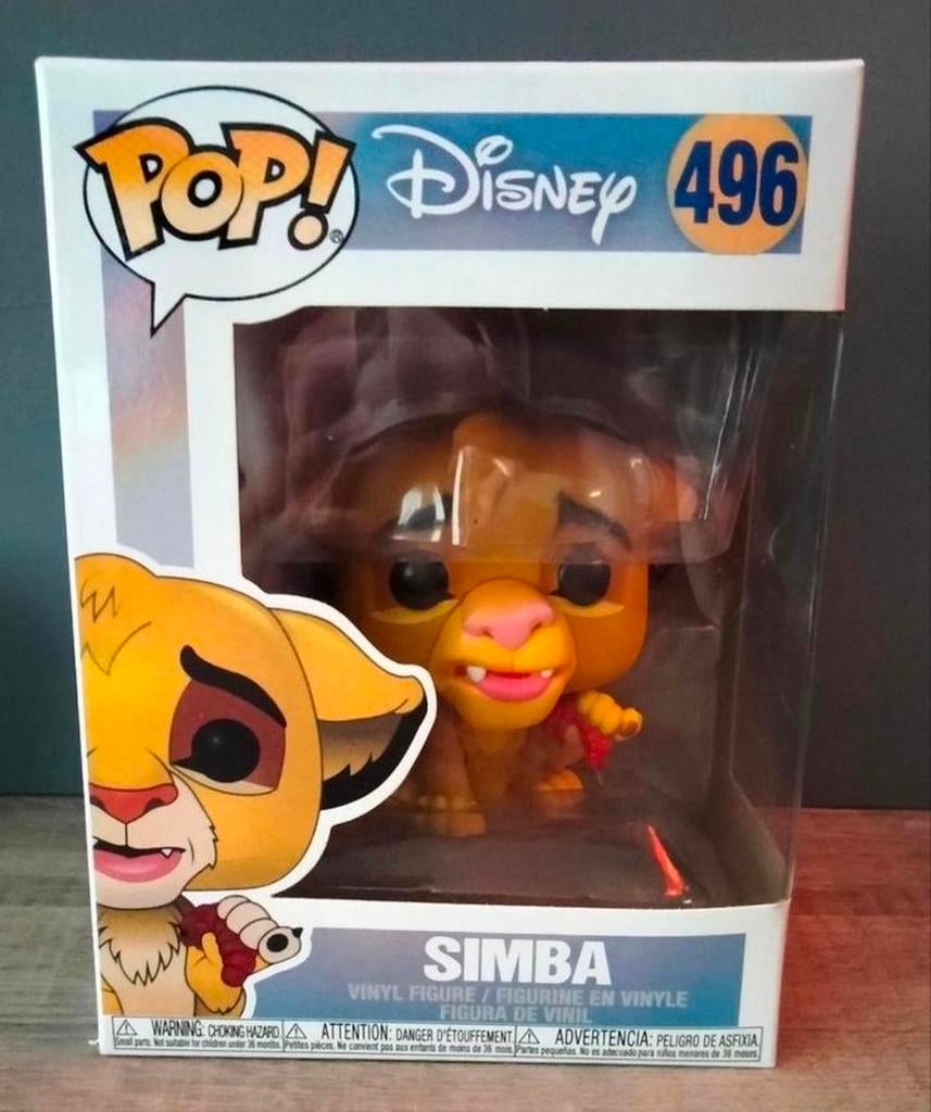 496 Simba Disney The Lion King Funko Pop, Ophalen of Verzenden, Zo goed als nieuw
