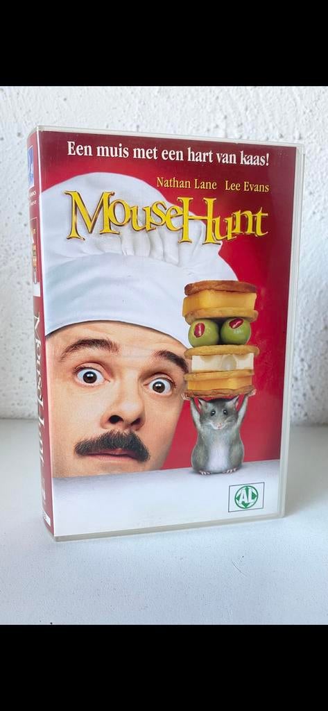 VHS:  ‘MOUSE HUNT’  (1997), Alle leeftijden, Kinderprogramma's en -films, Overige typen, Ophalen of Verzenden