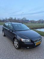 Volvo V50 1.8 2004 Zwart, Auto's, Volvo, Voorwielaandrijving, 4 cilinders, Stationwagon, Handgeschakeld