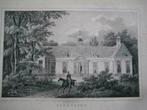 35 / Scheveningen  Huis Zorgvliet  Litho 1846, Ophalen of Verzenden