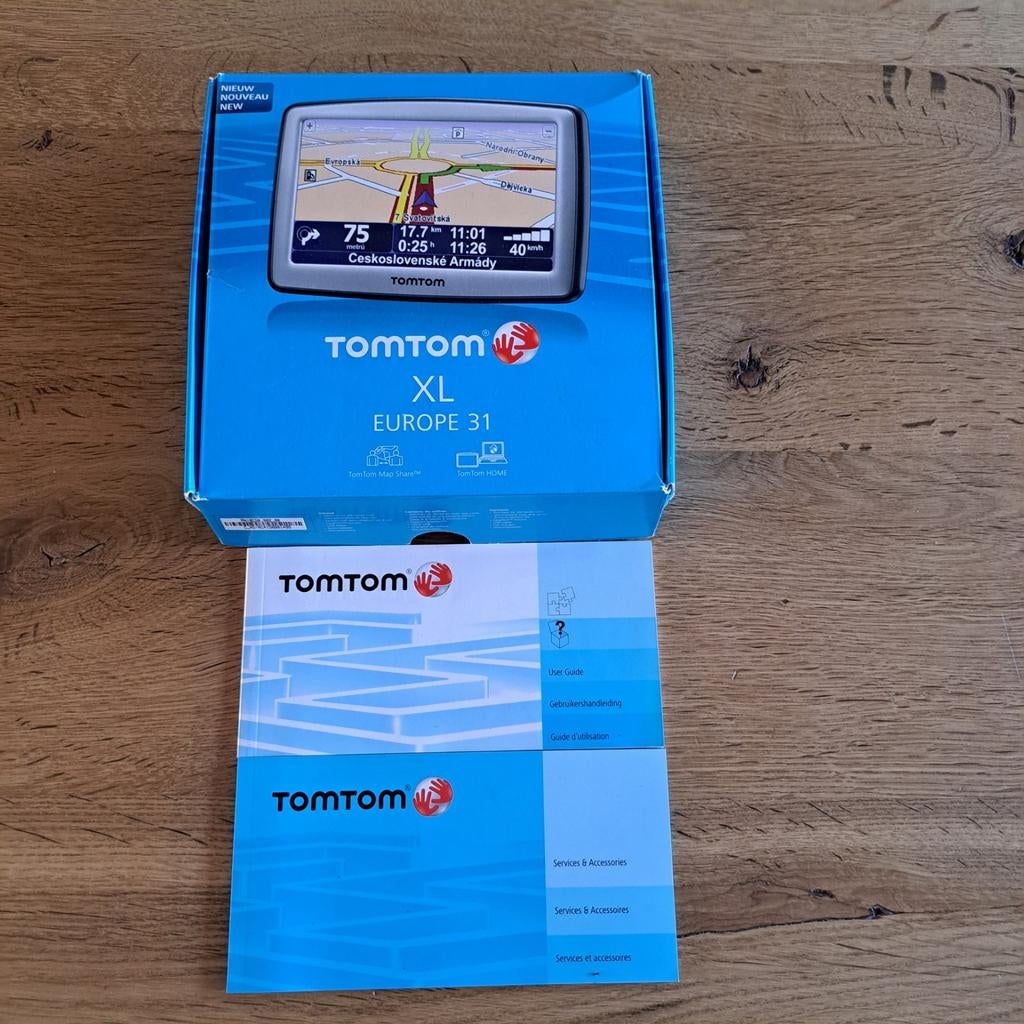 Tomtom xl, Ophalen