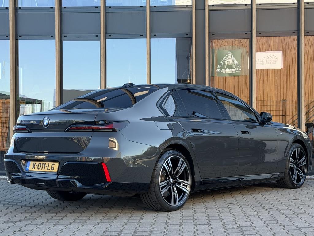 BMW i7 xDrive60 M-sport | DravitGrau | Massage V+A | Bowers&, Auto's, 0 cilinders, Gebruikt, Adaptive Cruise Control, 625 km