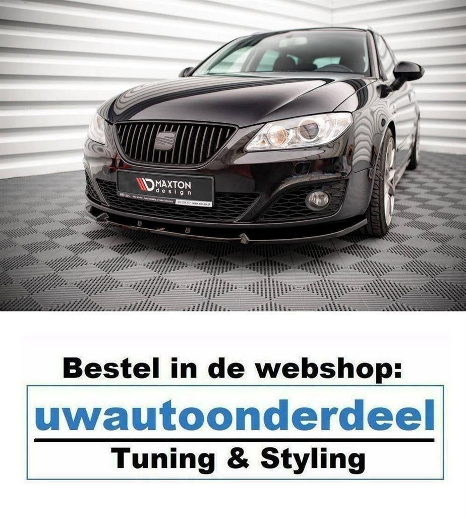 Maxton Design Spoiler Lip Splitter Voor Seat Exeo, Verzenden
