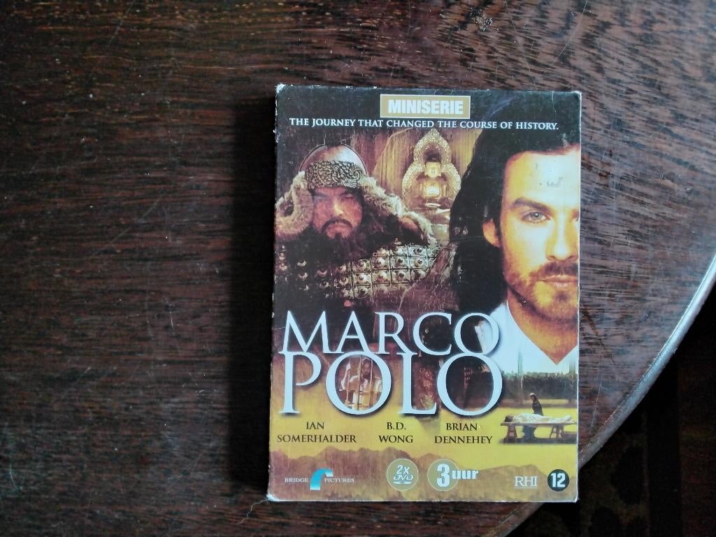 Marco polo miniserie compleet, 2disk, origineel, Boxset, Ophalen of Verzenden, Zo goed als nieuw, Vanaf 12 jaar