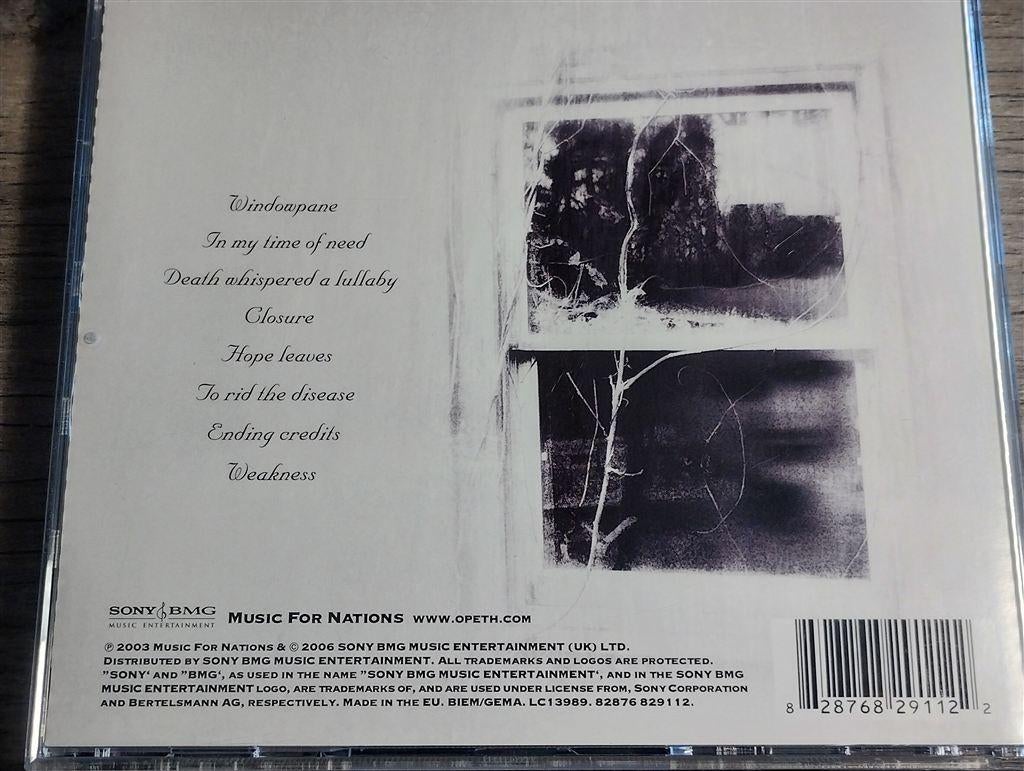 Opeth ‎– Damnation, Cd's en Dvd's, Ophalen of Verzenden, Zo goed als nieuw, Poprock