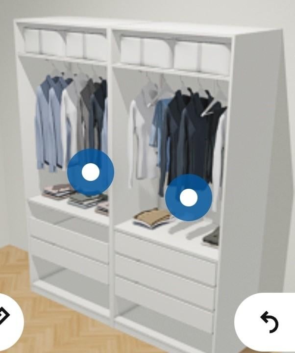 Ikea pax kledingkast compleet met inrichting, Ophalen, Zo goed als nieuw, 200 cm of meer, IKEA